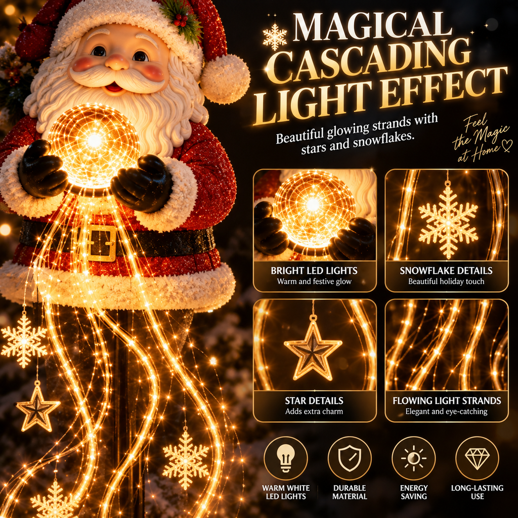 Magical Santa Light Stake details