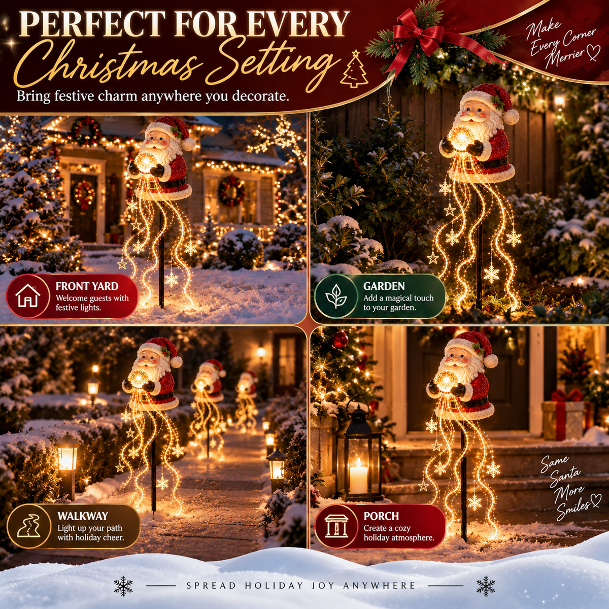 Magical Santa Light Stake settings