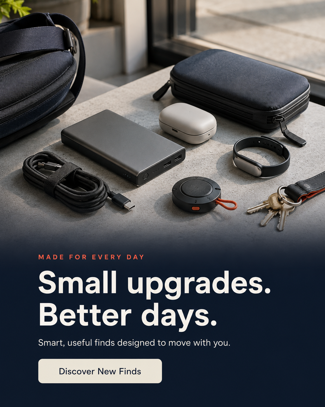 Small upgrades. Better days.
